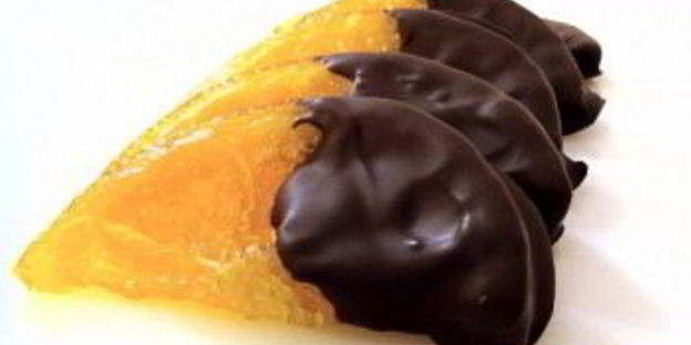 апельсиновые дольки в шоколаде