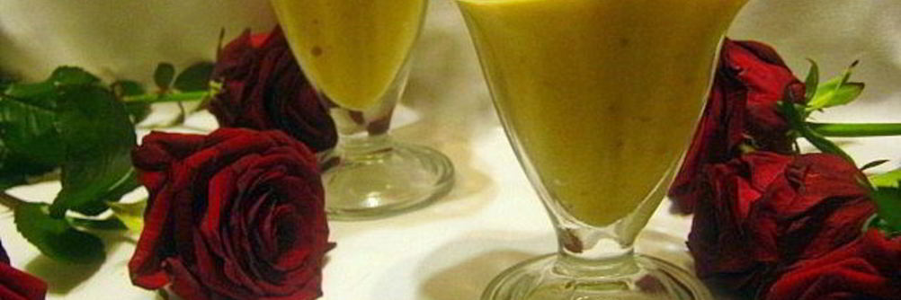 Бананово-персиковый сорбет