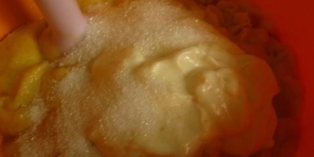 бананово-персиковый сорбет