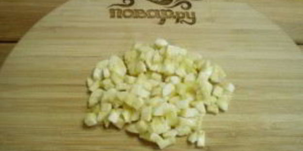 бланманже с фруктами