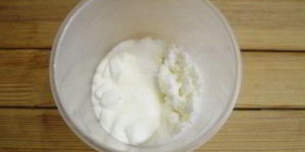 бланманже с фруктами