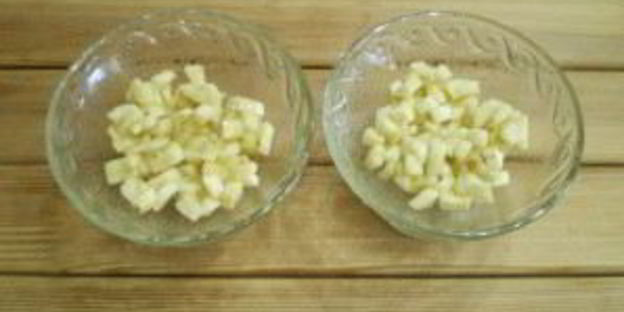 бланманже с фруктами