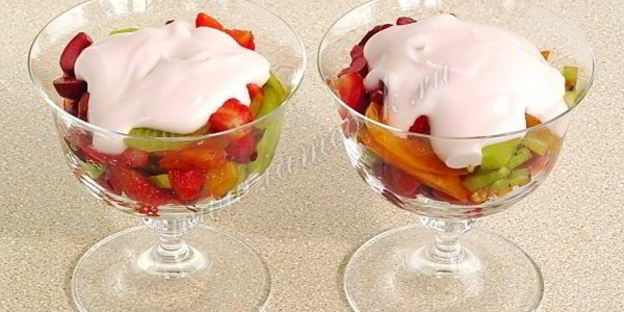 десерт фруктово-ягодный трофей