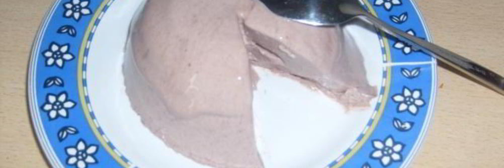 Диетический десерт из творога с желатином