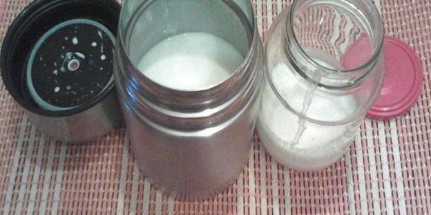домашний йогурт в термосе на основе закваски