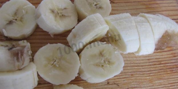 фруктовый сорбет бананово-клубничный