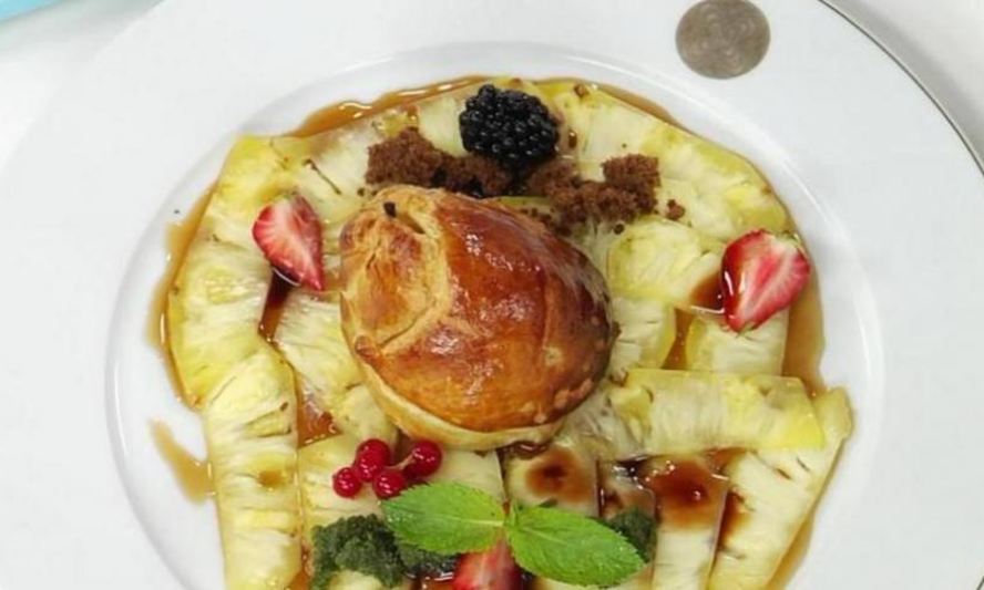 Рецепт груши, запеченной в тесте