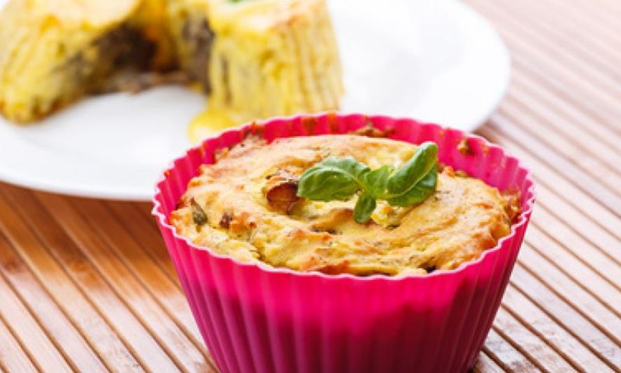 Рецепт картофельного пудинга с грибами