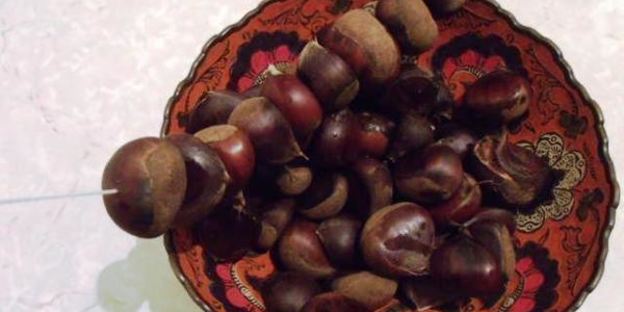 каштаны вареные