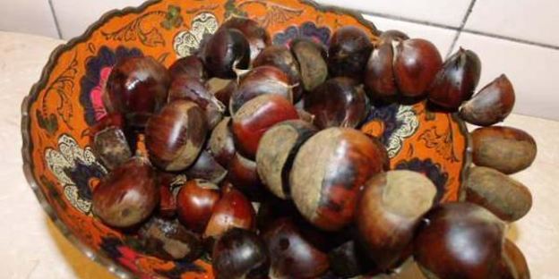 каштаны вареные