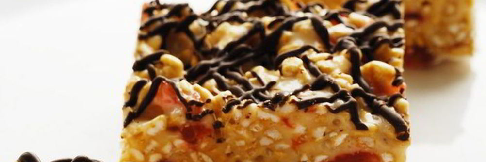 Хрустящие вишнево-шоколадные вкусняшки