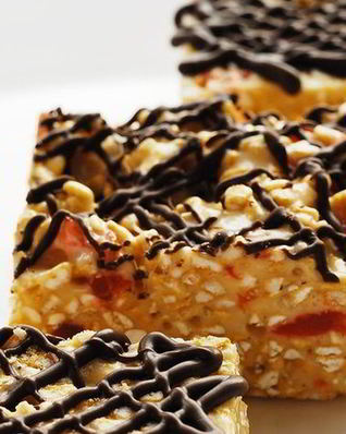 Хрустящие вишнево-шоколадные вкусняшки