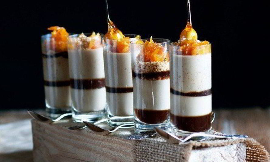 Рецепт кофейной панны котта с фундуком