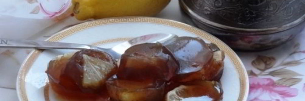 Кофейно-лимонное желе