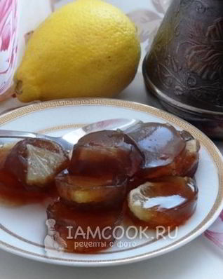 Кофейно-лимонное желе