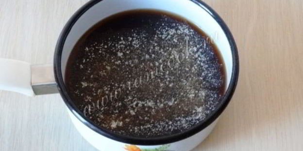 кофейно-лимонное желе