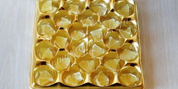 кофейно-лимонное желе