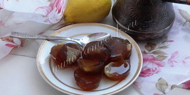 кофейно-лимонное желе