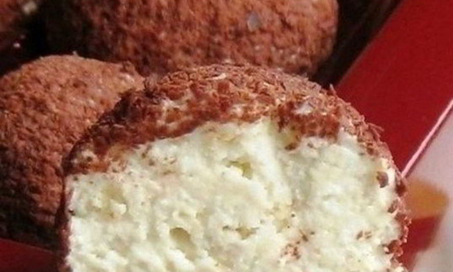 Рецепт конфет из творога с орехами
