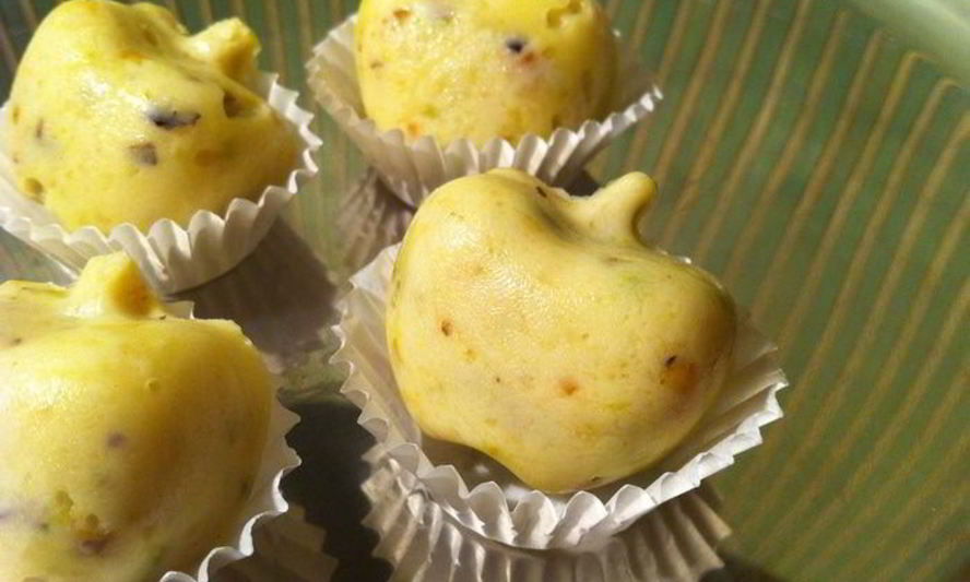 Рецепт конфет яблочко из сказки с фисташками