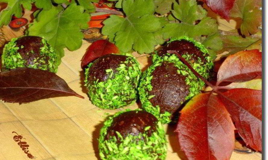 Рецепт шоколадных конфет каштаны за 20 минут