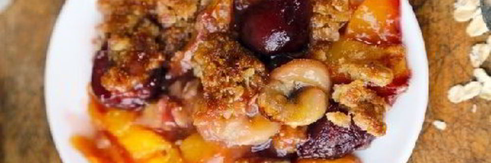 Крамбл с овсяными хлопьями