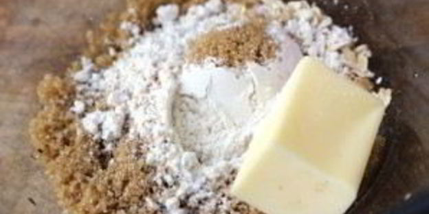 крамбл с овсяными хлопьями