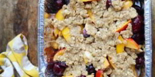 крамбл с овсяными хлопьями