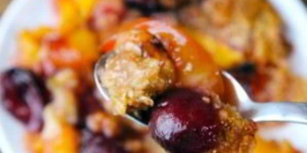 крамбл с овсяными хлопьями