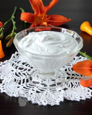 Белковый заварной крем