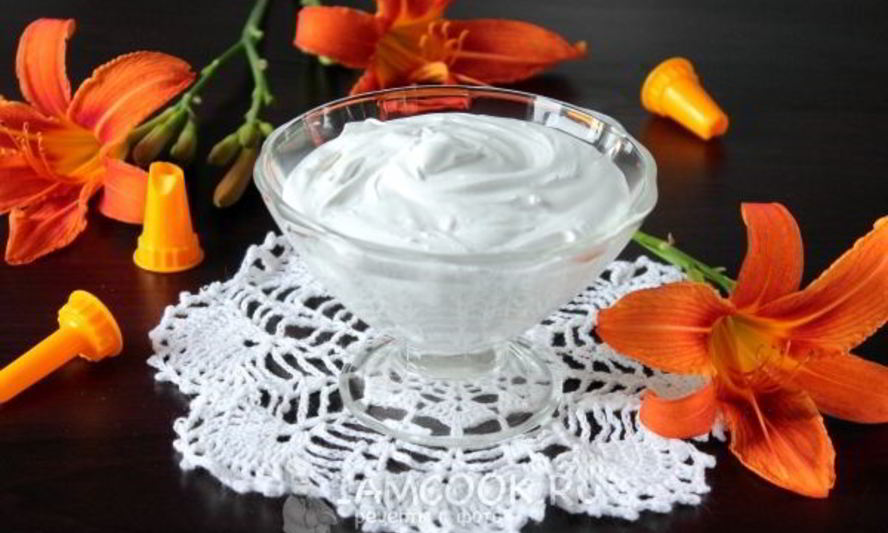 Рецепт белкового заварного крема