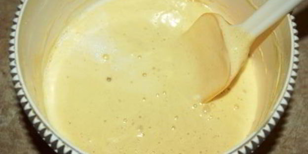 бисквит на горячем молоке со сметанно-йогуртовым кремом