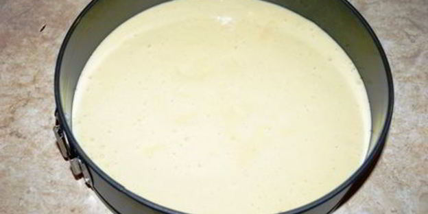 бисквит на горячем молоке со сметанно-йогуртовым кремом