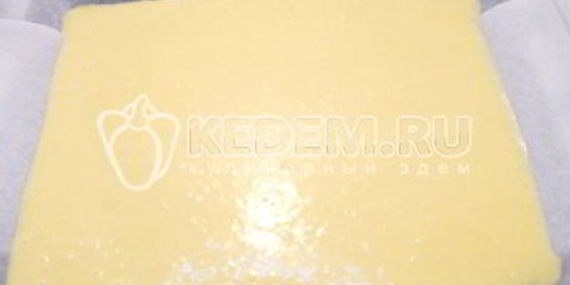 бисквитный рулет с кремом зимнее полено