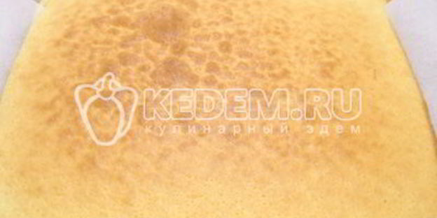 бисквитный рулет с кремом зимнее полено