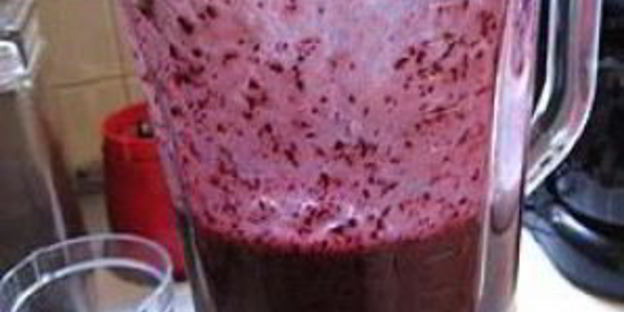 черничная крем-сода