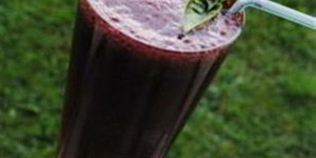 черничная крем-сода