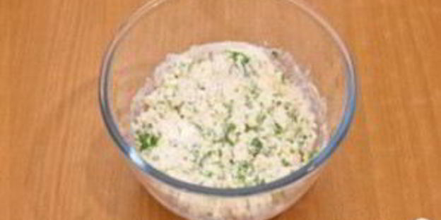 картофель с творожным кремом