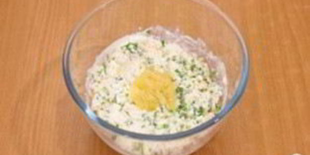 картофель с творожным кремом