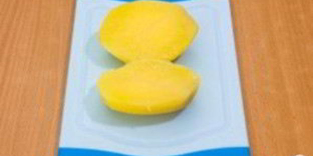 картофель с творожным кремом