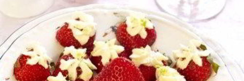 Клубника с лимонным кремом