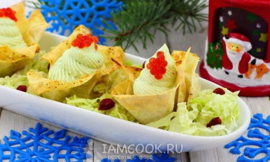 Рецепт корзинок с творожным кремом