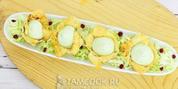 корзинки с творожным кремом