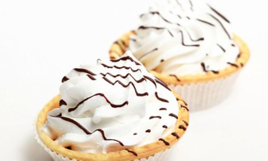 Рецепт корзиночки с белым воздушным кремом