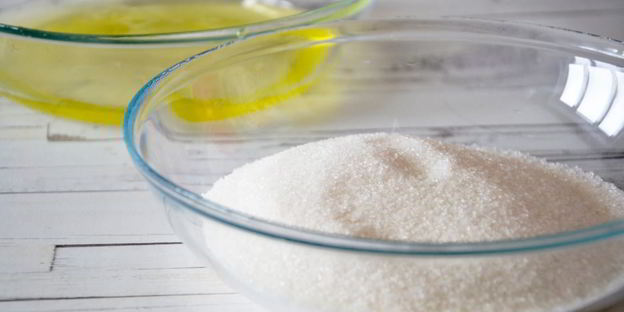 корзиночки с белковым кремом песочные