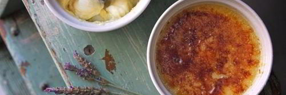 Крем-брюле с лавандой и медом