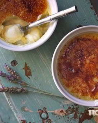 Крем-брюле с лавандой и медом