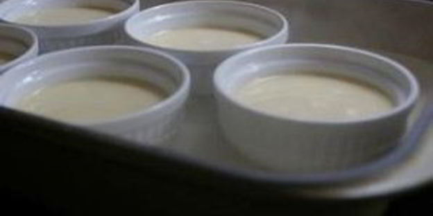 крем-брюле с лавандой и медом