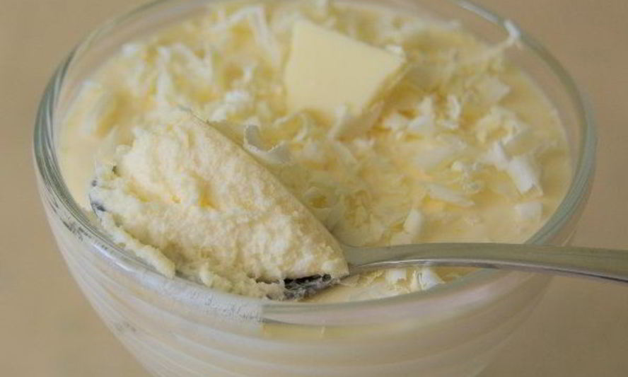 Рецепт крема из белого шоколада