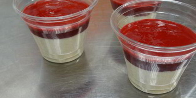 крем из овсянки с малиновым кули